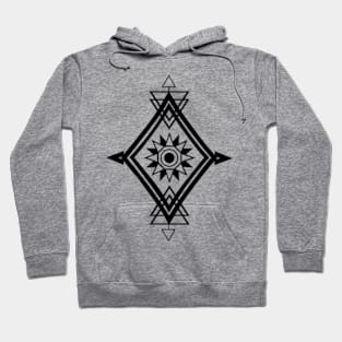 TRIANGLE ILLUSTRATION WITH SUN Hoodie